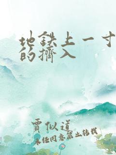 地铁上一寸一寸的挤入