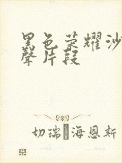 黑色荣耀沙发原声片段