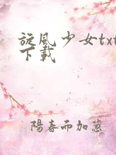 旋风少女txt下载