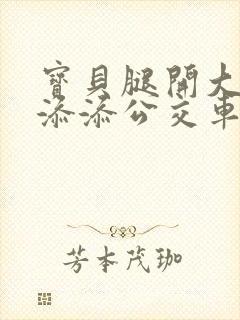 宝贝腿开大点我添添公交车