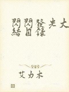 闪闪发光大团圆结目录