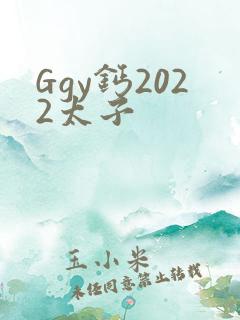 Ggy钙2022太子