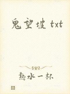 鬼望坡 txt