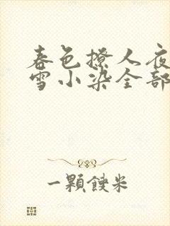 春色撩人夜未央雪小染全部小说