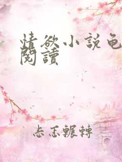 情欲小说龟全文阅读