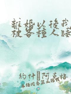 离婚以后我天天被各种人睡