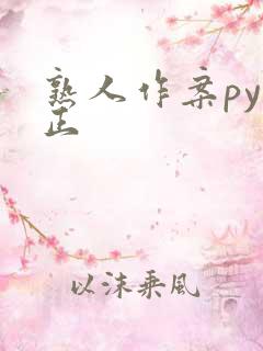 熟人作案py转正