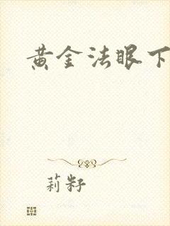 黄金法眼下载