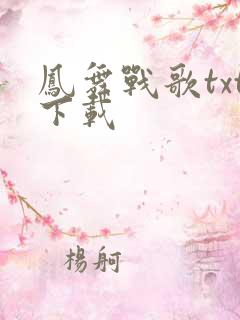 凤舞战歌txt下载