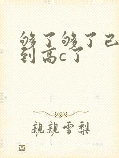 够了够了已经满到高c了