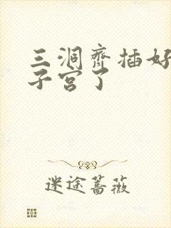 三洞齐插好深到子宫了