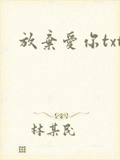 放弃爱你txt