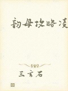 韵母攻略凌小东