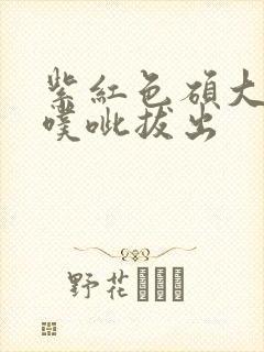 紫红色硕大噗呲噗呲拔出