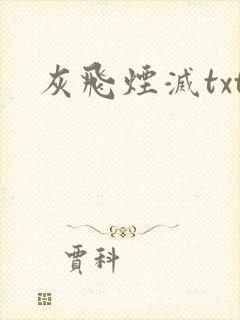 灰飞烟灭txt