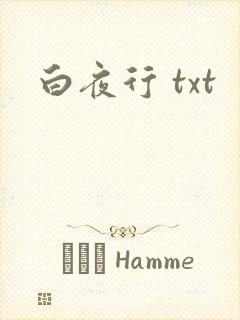 白夜行 txt