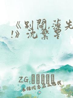 《别闹,薄先生!》沈繁星