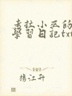 考拉小巫的英语学习日记txt