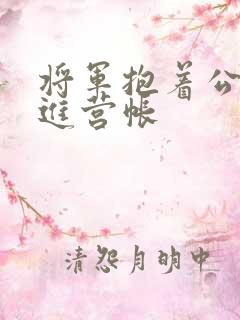 将军抱着公主走进营帐