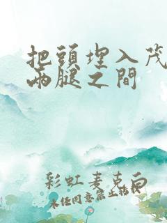 把头埋入茂密的两腿之间