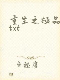 重生之极品公子txt