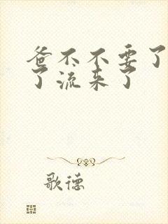 爸不不要了太满了流来了