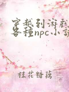 穿越到游戏里和各种npc小说