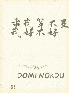 乖我等不及了给我好不好