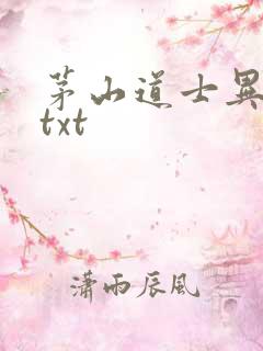 茅山道士异界游txt