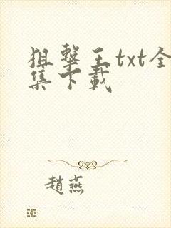 狙击王txt全集下载