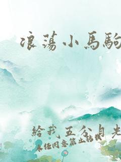浪荡小马驹