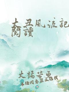 大丑风流记在线阅读