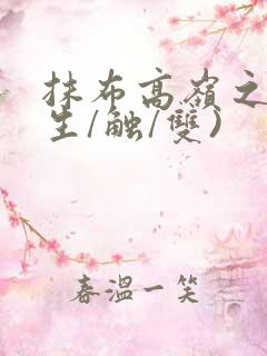 抹布高岭之花(生/触/双)