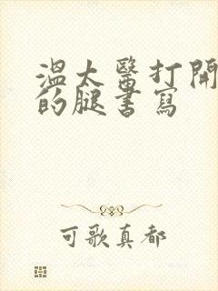 温太医打开眉庄的腿书写