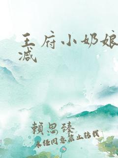 王府小奶娘未删减