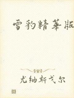 雪豹精华版全集