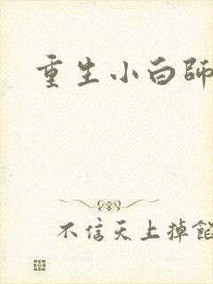重生小白师尊