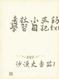 考拉小巫的英语学习日记txt