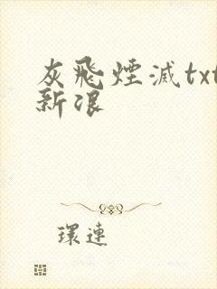 灰飞烟灭txt新浪