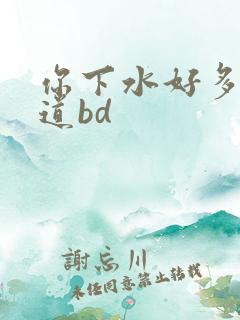 你下水好多下水道bd