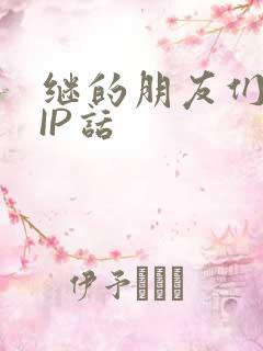 继的朋友们SVIP话