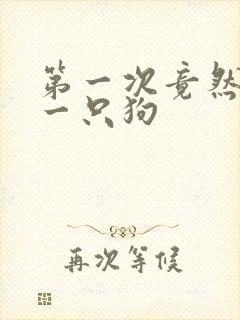 第一次竟然给了一只狗