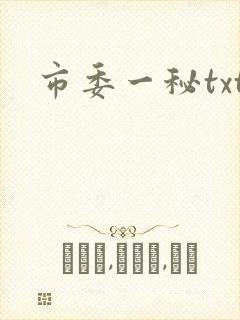 市委一秘txt
