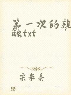 第一次的亲密接触txt