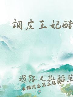 调皮王妃酷王爷