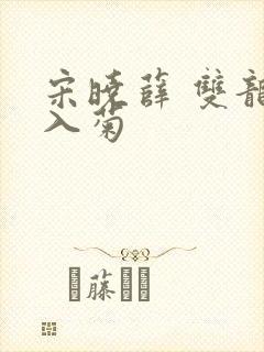 宋晓薛 双龙齐入菊