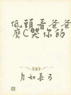 低头看爸爸是怎么C哭你的