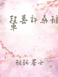 段嘉许桑稚浴室车