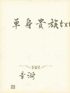 单身贵族txt