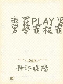 惩罚PLAY男男学霸校霸